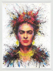Kahlo - Original - White Framed