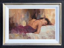 Kiss And Tell - Original - Framed
