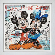 Love Is The Answer (2022) - Limited Edition - White Framed