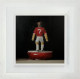 Red 7 - Original - White Framed
