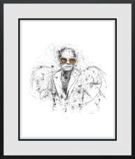 Rocketman  - Standard - Black Framed