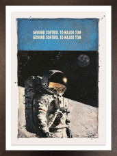 Space Oddity - ReMastered - Framed