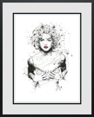 The Queen Of Pop - Standard - Black Framed