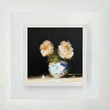 Two Roses - Original - Framed