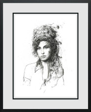 Winehouse  - Standard - Black Framed