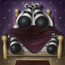 Four In A Bed - Canvas - Board With Slip