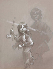 Skye Walker - Sketch - Mounted