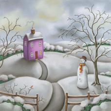 A Winter's Smile - Mounted
