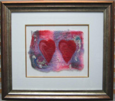 Belonging I (Felt Art) - Original - Framed