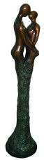 Two Souls (Large) - Sculpture - Bronze
