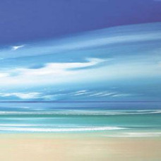 Infinite Blue III - Box Canvas